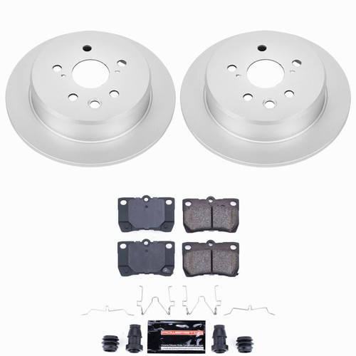 Power Stop 06-13 Lexus IS250 Rear Z23 Coated Brake Kit - CPK195-23 Photo - Primary