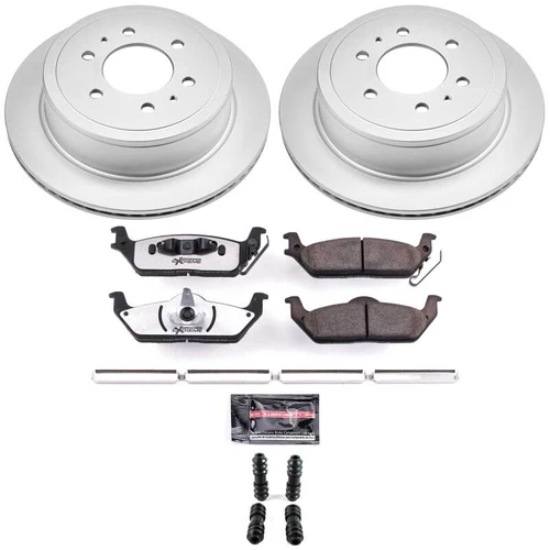 Power Stop 04-11 Ford F-150 Rear Z36 Coated Truck & Tow Brake Kit - CPK1950-36 Photo - Primary