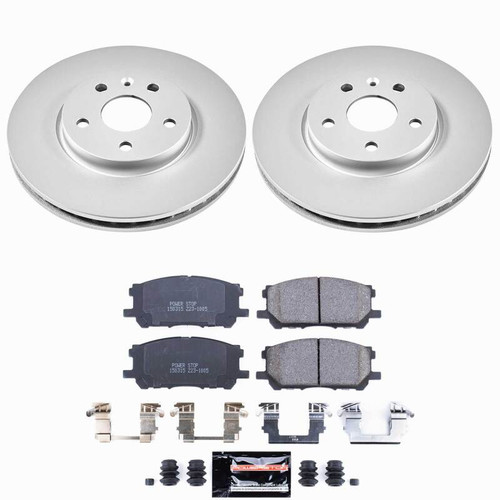Power Stop 04-06 Lexus RX330 Front Z23 Coated Brake Kit - CPK196-23 Photo - Primary