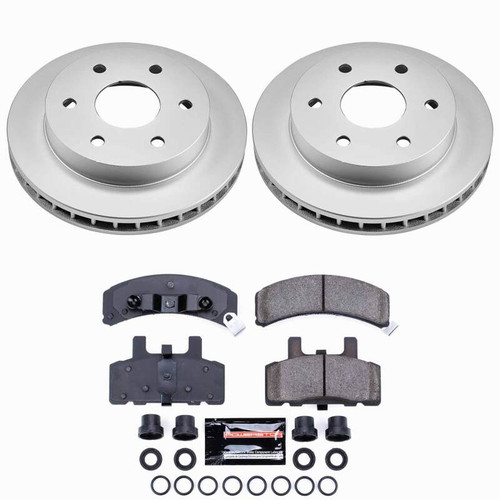 Power Stop 99-00 Cadillac Escalade Front Z23 Coated Brake Kit - CPK1970-23 Photo - Primary