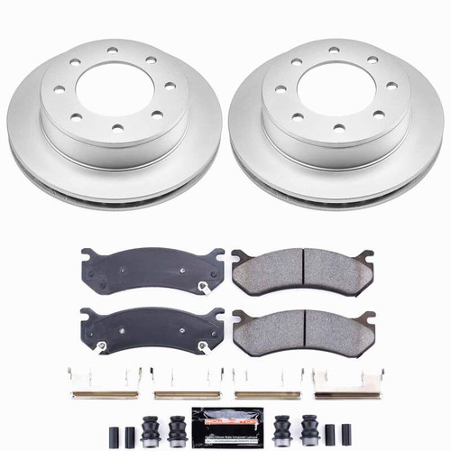 Power Stop 01-03 Chevrolet Silverado 1500 HD Rear Z23 Coated Brake Kit - CPK2036-23 Photo - Primary