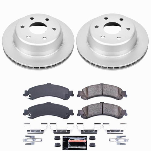 Power Stop 02-06 Cadillac Escalade Rear Z23 Coated Brake Kit - CPK2046-23 Photo - Primary