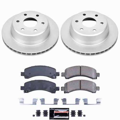 Power Stop 03-06 Cadillac Escalade Rear Z23 Coated Brake Kit - CPK2047-23 Photo - Primary
