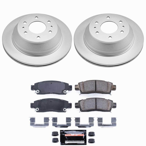 Power Stop 04-07 Buick Rainier Rear Z23 Coated Brake Kit - CPK2050-23 Photo - Primary