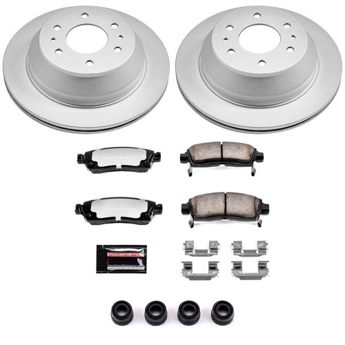 Power Stop 04-07 Buick Rainier Rear Z36 Coated Truck & Tow Brake Kit - CPK2050-36 Photo - Primary