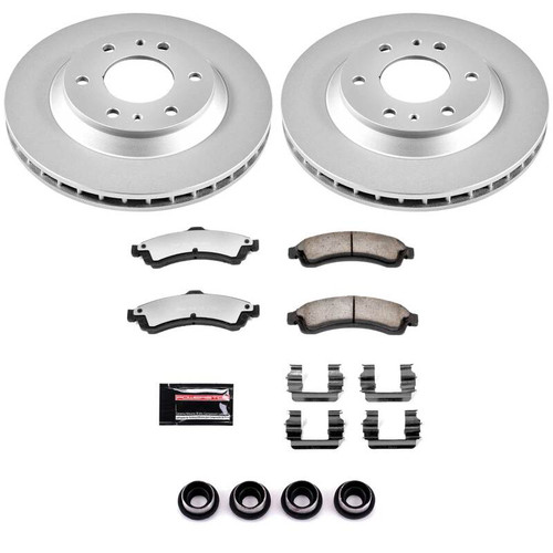 Power Stop 04-05 Buick Rainier Front Z36 Coated Truck & Tow Brake Kit - CPK2057-36 Photo - Primary