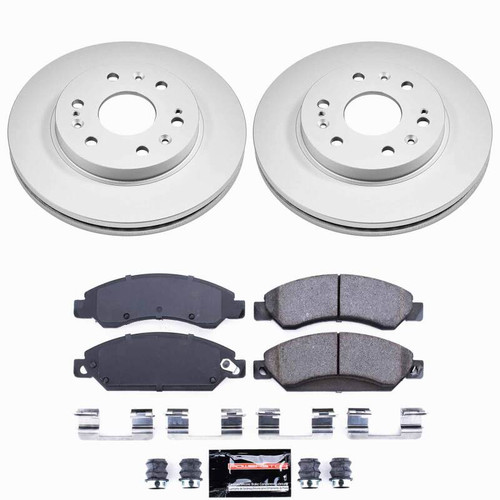 Power Stop 07-08 Cadillac Escalade Front Z23 Coated Brake Kit - CPK2067-23 Photo - Primary