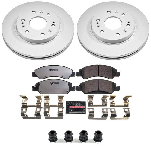 Power Stop 08-20 Cadillac Escalade Front Z36 Coated Truck & Tow Brake Kit - CPK2069-36 Photo - Primary