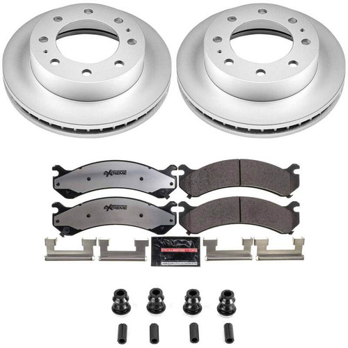 Power Stop 02-04 Chevrolet Avalanche 2500 Front Z36 Coated Truck & Tow Brake Kit - CPK2071-36 Photo - Primary