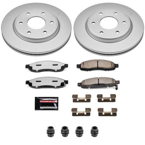 Power Stop 05-07 Infiniti QX56 Front Z36 Coated Truck & Tow Brake Kit - CPK211-36 Photo - Primary