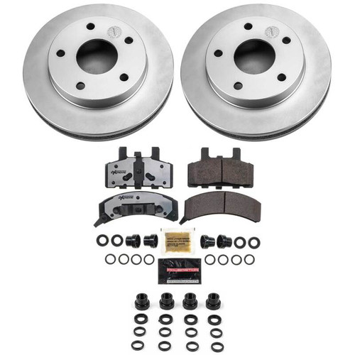 Power Stop 94-99 Dodge Ram 1500 Front Z36 Coated Truck & Tow Brake Kit - CPK2126-36 Photo - Primary