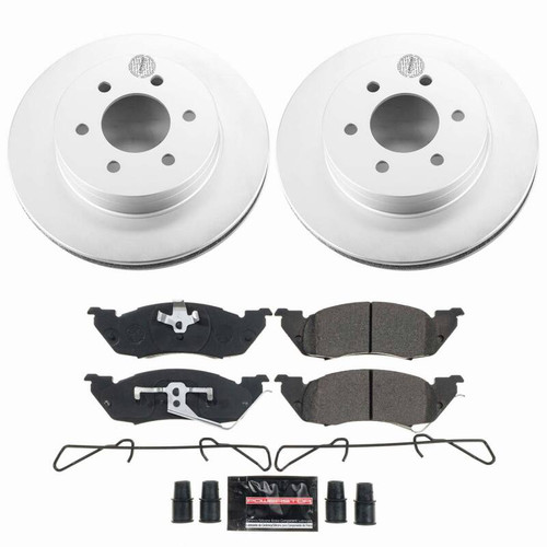 Power Stop 97-98 Dodge Dakota Front Z23 Coated Brake Kit - CPK2137-23 Photo - Primary