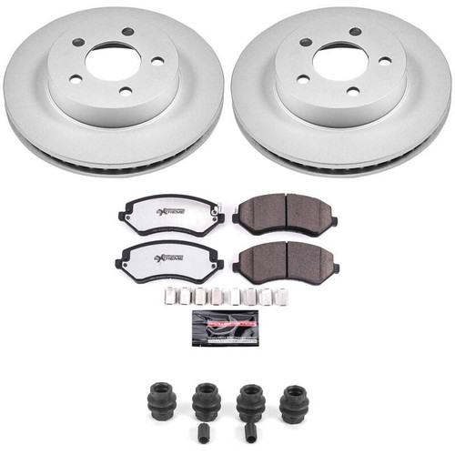 Power Stop 02-07 Jeep Liberty Front Z36 Coated Truck & Tow Brake Kit - CPK2160-36 Photo - Primary