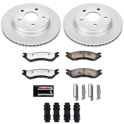 Power Stop 03-05 Dodge Ram 1500 Front Z36 Coated Truck & Tow Brake Kit - CPK2167-36 Photo - Primary
