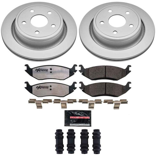 Power Stop 07-09 Chrysler Aspen Rear Z36 Coated Truck & Tow Brake Kit - CPK2172-36 Photo - Primary