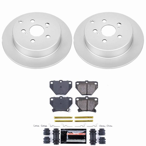 Power Stop 03-06 Pontiac Vibe Rear Z23 Coated Brake Kit - CPK2318-23 Photo - Primary
