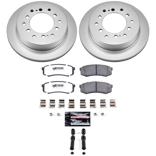 Power Stop 03-09 Lexus GX470 Rear Z36 Coated Truck & Tow Brake Kit - CPK2405-36 Photo - Primary