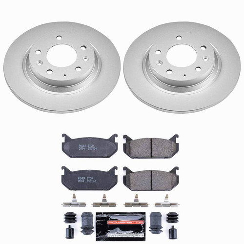 Power Stop 98-02 Mazda 626 Rear Z23 Coated Brake Kit - CPK2453-23 Photo - Primary