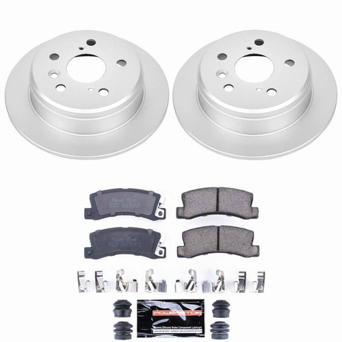 Power Stop 97-99 Lexus ES300 Rear Z23 Coated Brake Kit - CPK2565-23 Photo - Primary