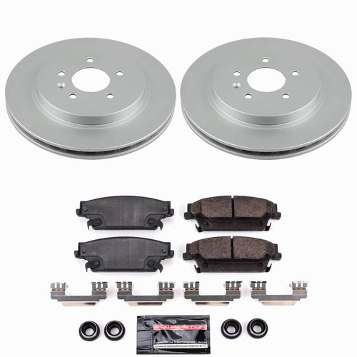 Power Stop 06-07 Cadillac CTS Rear Z23 Coated Brake Kit - CPK2958-23 Photo - Primary
