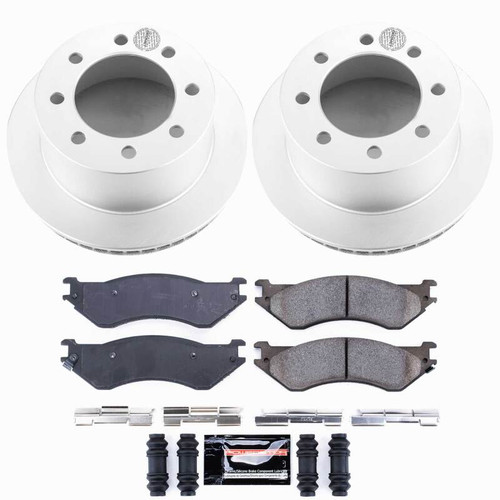 Power Stop 01-02 Dodge Ram 2500 Rear Z23 Coated Brake Kit - CPK5489-23 Photo - Primary