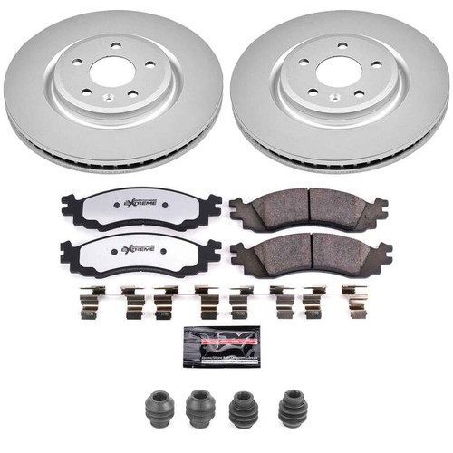 Power Stop 11-12 Ford Taurus Front Z36 Coated Truck & Tow Brake Kit - CPK5581-36 Photo - Primary
