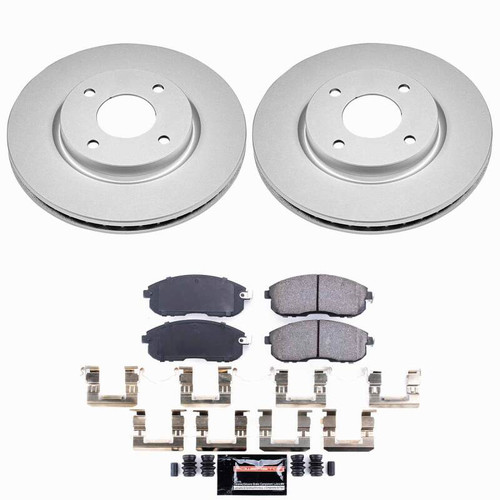 Power Stop 09-14 Nissan Cube Front Z23 Coated Brake Kit - CPK5817-23 Photo - Primary
