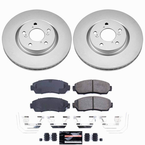 Power Stop 11-14 Honda Odyssey Front Z23 Coated Brake Kit - CPK5857-23 Photo - Primary