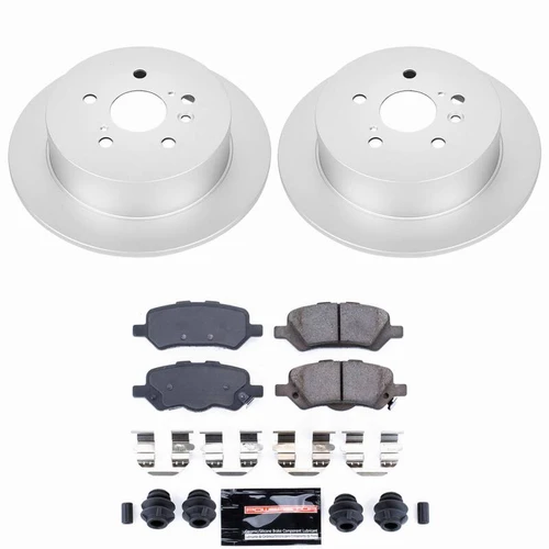 Power Stop 09-16 Toyota Venza Rear Z23 Coated Brake Kit - CPK5867-23 Photo - Primary
