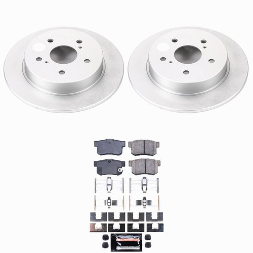 Power Stop 07-13 Suzuki SX4 Rear Z23 Coated Brake Kit - CPK5889-23 Photo - Primary