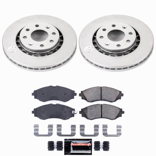 Power Stop 04-11 Chevrolet Aveo Front Z23 Coated Brake Kit - CPK5893-23 Photo - Primary
