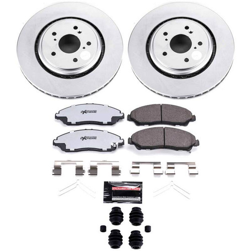 Power Stop 14-16 Acura MDX Front Z36 Coated Truck & Tow Brake Kit - CPK6957-36 Photo - Primary