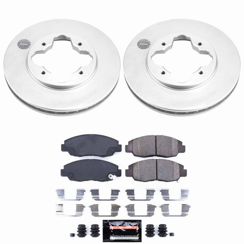 Power Stop 1997 Acura CL Front Z23 Coated Brake Kit - CPK697-23 Photo - Primary