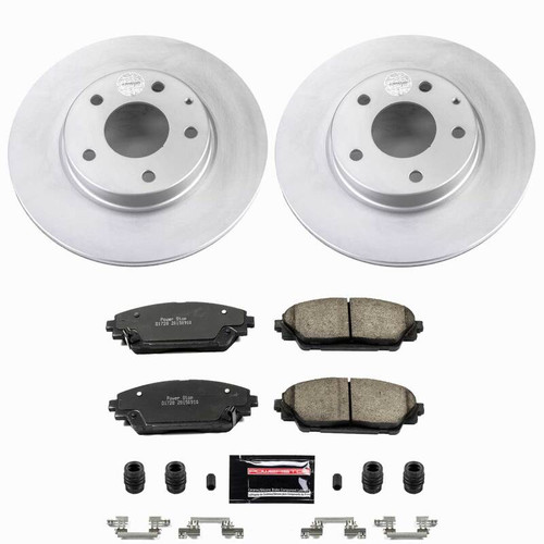Power Stop 14-16 Mazda 3 Front Z23 Coated Brake Kit - CPK6974-23 Photo - Primary