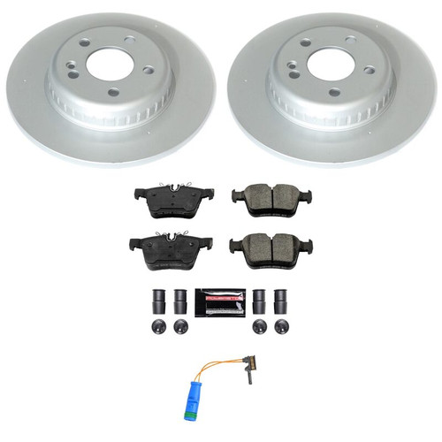 Power Stop 17-18 Mercedes-Benz C300 Rear Z23 Coated Brake Kit - CPK8152-23 Photo - Primary