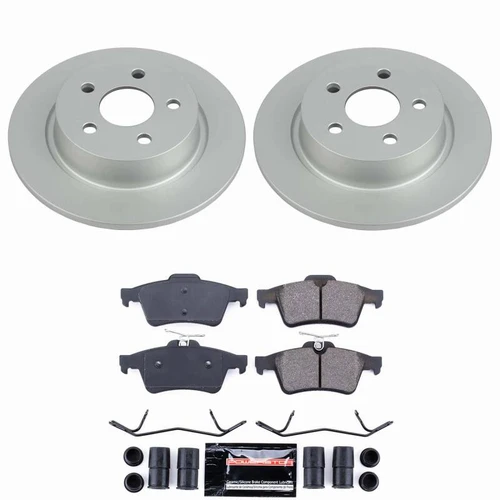 Power Stop 18-23 Ford Transit Connect Rear Z23 Coated Brake Kit - CPK8176-23 Photo - Primary