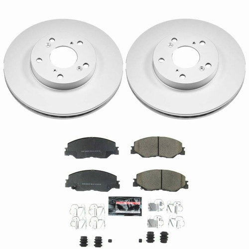 Power Stop 22-24 Honda Civic Front Z23 Coated Brake Kit - CPK8318-23 Photo - Primary