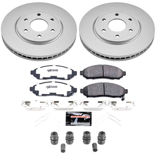 Power Stop 16-19 Nissan Frontier Front Z36 Coated Truck & Tow Brake Kit - CPK8324-36 Photo - Primary