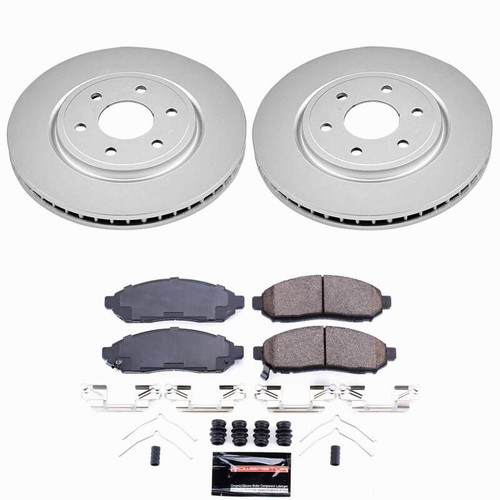 Power Stop 16-26 Nissan Frontier Front Z23 Coated Brake Kit - CPK8325-23 Photo - Primary