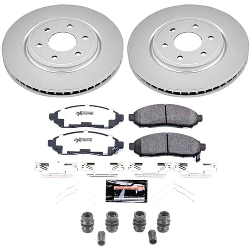 Power Stop 16-26 Nissan Frontier Front Z36 Coated Truck & Tow Brake Kit - CPK8325-36 Photo - Primary