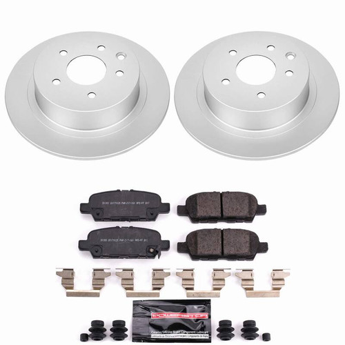 Power Stop 2019 Nissan Sentra Rear Z23 Coated Brake Kit - CPK8335-23 Photo - Primary
