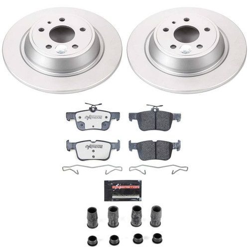Power Stop 17-20 Ford Fusion Rear Z36 Coated Truck & Tow Brake Kit - CPK8533-36 Photo - Primary