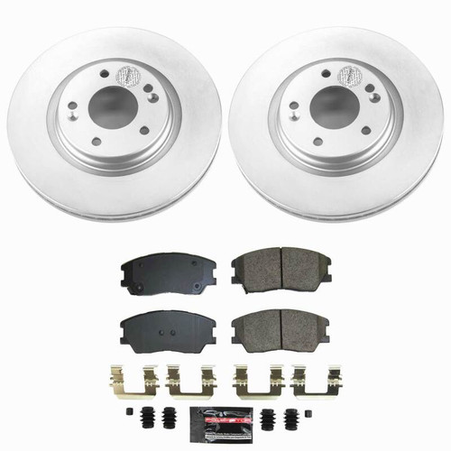 Power Stop 20-22 Kia Soul Front Z23 Coated Brake Kit - CPK8674-23 Photo - Primary