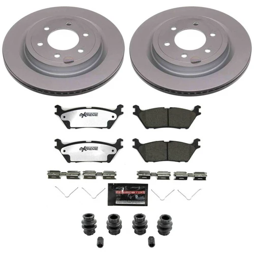Power Stop 21-26 Ford F-150 Rear Z36 Coated Truck & Tow Brake Kit - CPK8765-36 Photo - Primary