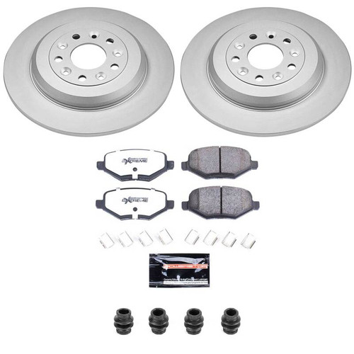 Power Stop 13-14 Ford Edge Rear Z36 Coated Truck & Tow Brake Kit - CPK8846-36 Photo - Primary