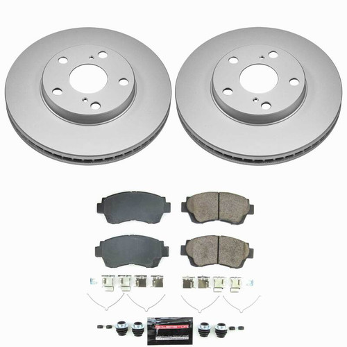 Power Stop 98-03 Toyota Sienna Front Z23 Coated Brake Kit - CPK8920-23 Photo - Primary