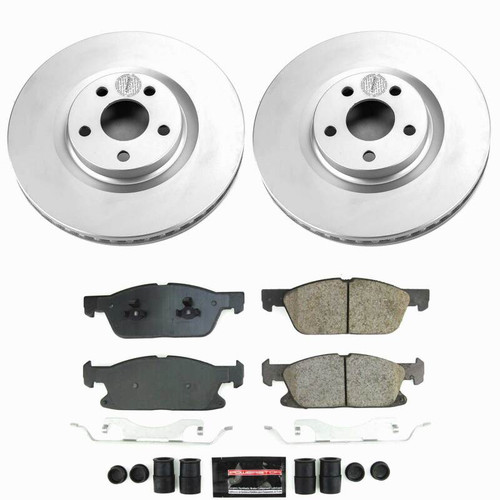 Power Stop 17-20 Lincoln Continental Front Z23 Coated Brake Kit - CPK8961-23 Photo - Primary