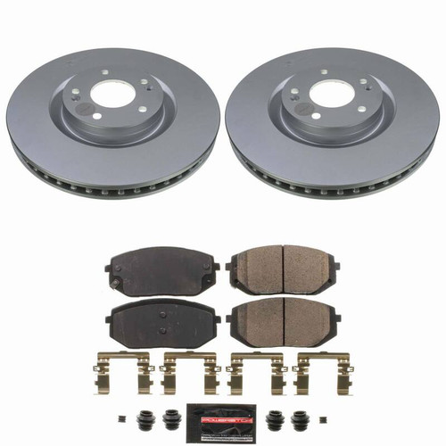 Power Stop 22-26 Hyundai Tucson Front Z23 Coated Brake Kit - CPK9008-23 Photo - Primary