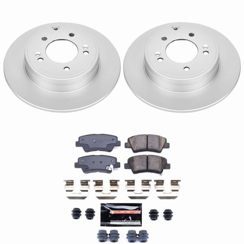 Power Stop 09-11 Hyundai Azera Rear Z23 Coated Brake Kit - CPK9060-23 Photo - Primary