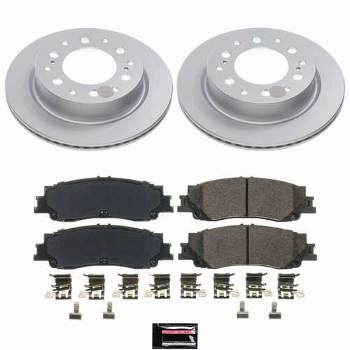 Power Stop 24-25 Toyota Tacoma Rear Z17 Coated Brake Kit - CRK9305 Photo - Primary
